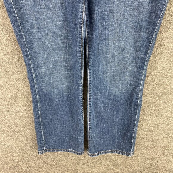 Lee Jeans Women XL Blue Medium Wash Bootcut Curvy Fit High Rise Casual Denim - Picture 5 of 10